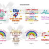 Bär braun<br><br> individuell bestickt personalisiert mit deinem Wunschdesign<br> ein super Geschenk zur Geburt Taufe Kita-Start Namenstag Einschulung Schulanfang Weihnachten – Bild 2